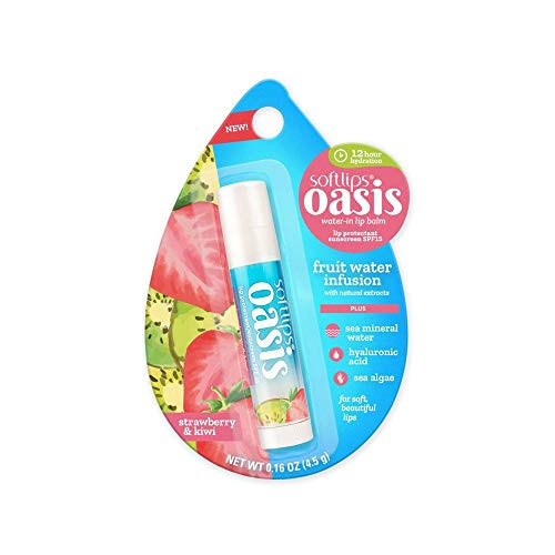 Softlips Oasis Lip Balm - Strawberry Kiwi - 0.15oz Pack of 6