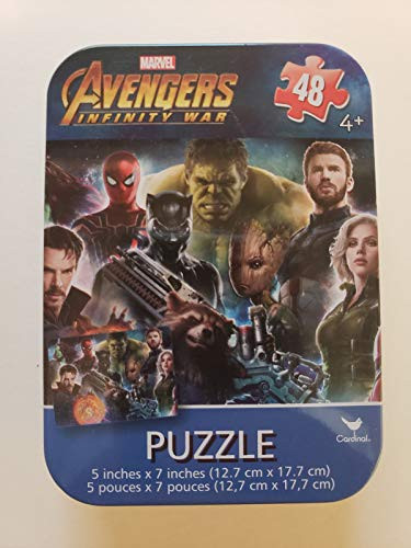 UPD Avengers Infinity War 48 Piece Jigsaw Puzzle in A Tin