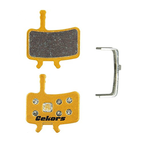 Gekors Metallic Bicycle Disc Brake Pads for Avid BB7All Juicy 1 Pair with a Spring Golden Gekors Metallic Bicycle Disc Brake Pads for Avid BB7All Juicy 1 Pair with a Spring Golden