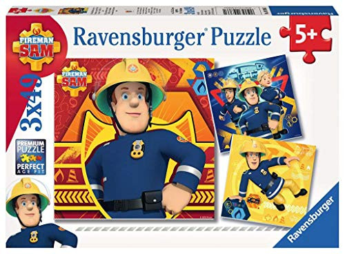 Ravensburger Fireman Sam Jigsaw Puzzle 3 x 49 Piece