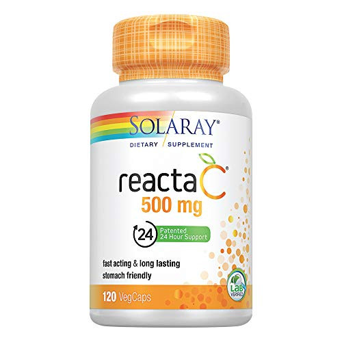 Solaray Reacta-C with Bioflav Capsules 500 mg  120 Count