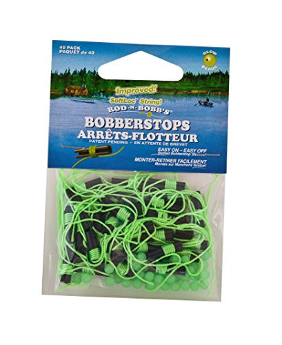 ROD N BOBBS Bobber Stops with Glow Beads 15-Pack