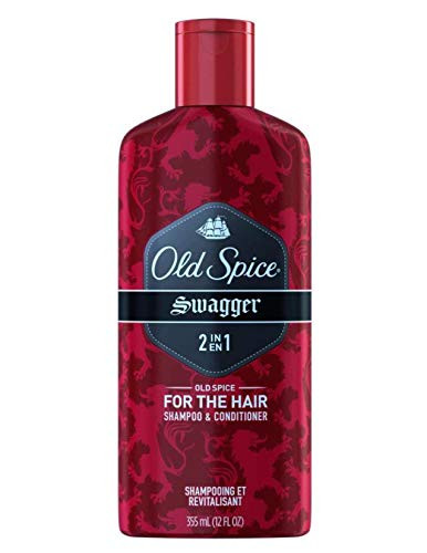 Old Spice Mens Shampoo Swagger 2-In-1 12 Ounce 355ml 3 Pack