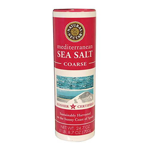 Natural Nectar Coarse Mediterranean Sea Salt 24.7 oz.