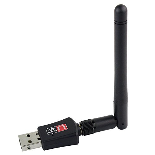 SANOXY WiFi 300MBPS Wireless Adaptor 802.11 B G N LAN Mini USB DONGLE Adapter  and  Antenna