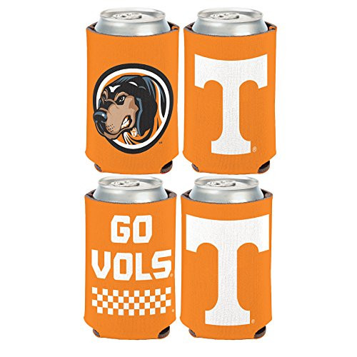 WinCraft NCAA University of Tennessee Volunteers 2 Pack 12 oz. 2-Sided Can Coolers