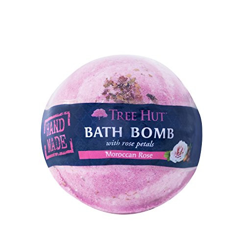 Tree Hut Shea Moisturizing Bath Bomb Moroccan Rose 7.5 Ounce pack Of 3