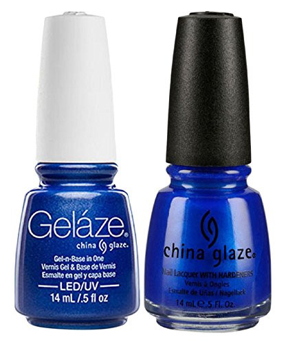 China Glaze Gelaze Tips and Toes Nail Polish Frostbite 2 Count