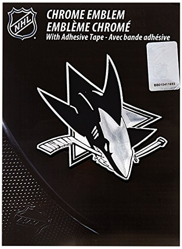 NHL San Jose Sharks Chrome Automobile Emblem