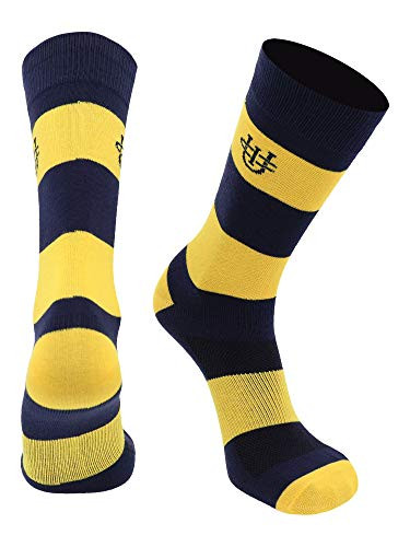 UC Irvine Anteaters Game Day Striped Socks BlueGold Large