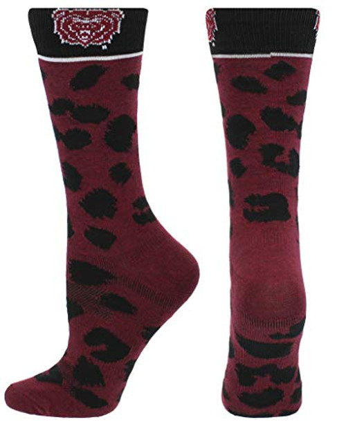 TCK Missouri State Bears Womens Savage Socks MaroonBlack Medium TCK Missouri State Bears Womens Savage Socks MaroonBlack Medium