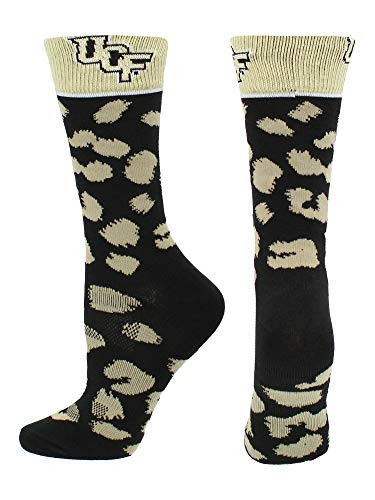 TCK Central Florida Golden Knights Womens Savage Socks BlackGold Medium