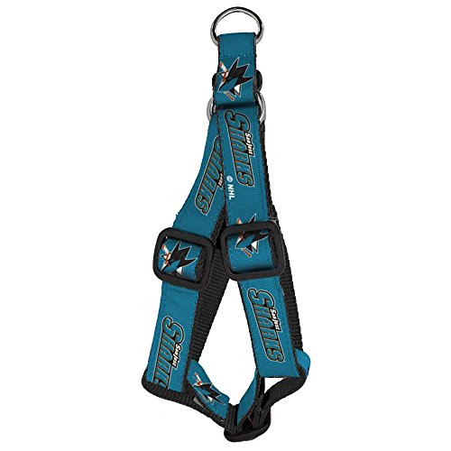 NHL San Jose Sharks Dog Harness Large Black