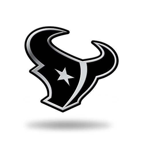 NFL Rico Industries Chrome Finished Auto Emblem 3D Sticker Houston Texans NFL Rico Industries Chrome Finished Auto Emblem 3D Sticker Houston Texans
