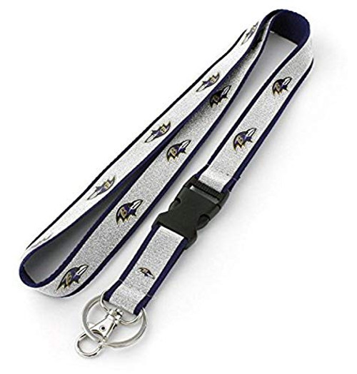 NFL Baltimore Ravens Sparkle Lanyard NFL Baltimore Ravens Sparkle Lanyard