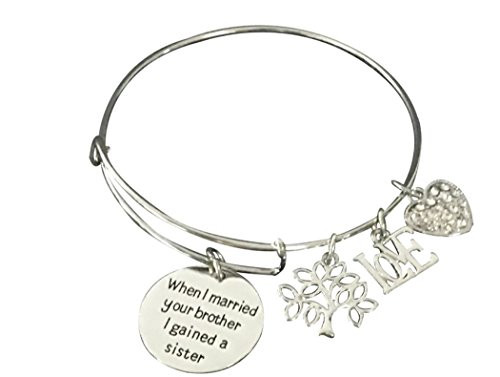 Sister-in-Law Bracelet- Sister By Marriage Friends by Choice Sister in Law Gifts Sister in Law Jewelry