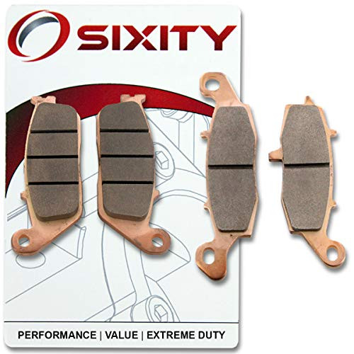 Sixity Front Rear Sintered Brake Pads 2013-2015 for Suzuki C90 Boulevard B.O.S.S. Set Full Kit VL 1500 BOSS BL3 BL4 BL5 Complete