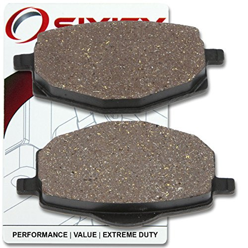 Sixity Front Organic Brake Pads 1999-2003 for Yamaha TTR225 Set Full Kit L M N P R S Complete