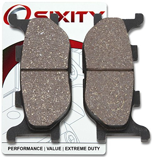 Sixity Front Organic Brake Pads 1995-2007 for Yamaha XV250 Virago Set Full Kit G GC H HC J JC L LC M MC N NC P PC R RC S RS T RT W WC Complete