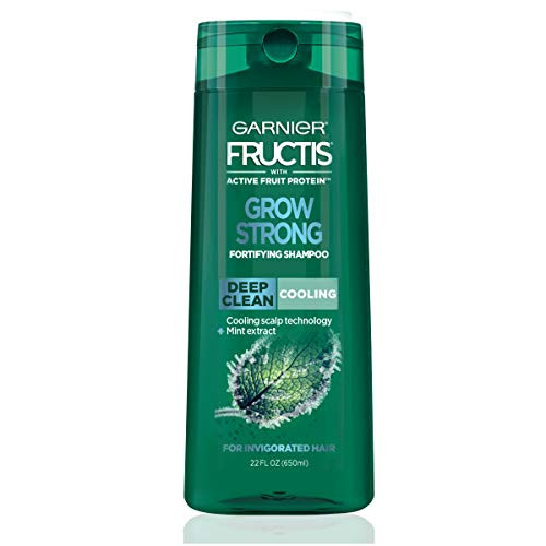 Garnier Hair Care Fructis Grow Strong Cooling Deep Clean Shampoo for Men for Invigorated Hair 22 Fl Oz Garnier Hair Care Fructis Grow Strong Cooling Deep Clean Shampoo for Men for Invigorated Hair 22 Fl Oz