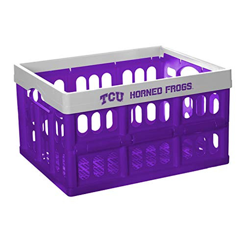 NCAA Fabrique Innovations Collapsible Crate TCU Horned Frogs NCAA Fabrique Innovations Collapsible Crate TCU Horned Frogs