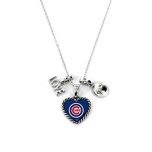 Aminco MLB Chicago Cubs Team ColorNecklace Charm Team Colors One Size