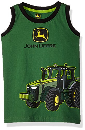 John Deere Boys Toddler Muscle T-Shirt GreenBlack 3T