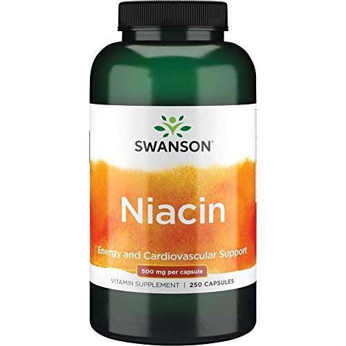 Swanson Niacin 500 Milligrams 250 Capsules