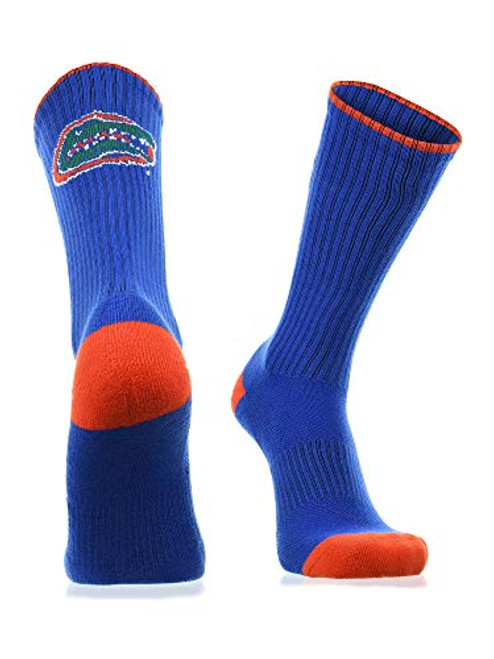 TCK Florida Gators Socks Campus Legend Crew BlueOrangeWhite Large TCK Florida Gators Socks Campus Legend Crew BlueOrangeWhite Large