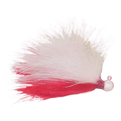Kalins MBJ116-RW Hand-Tied Marabou Jig RedWhite