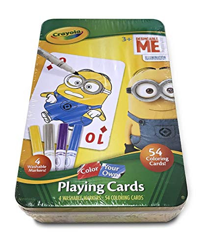 Crayola Color Your Own Playing Cards Despicable Me