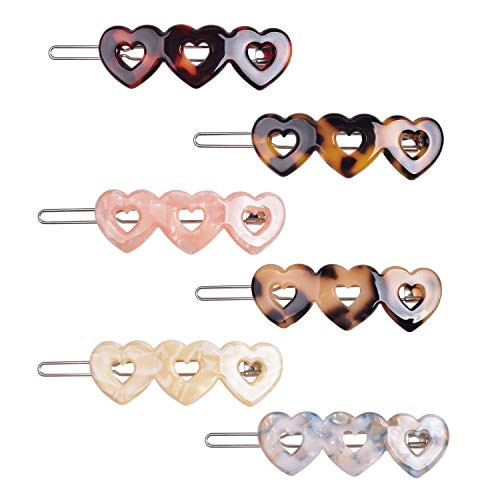 6PCs Hair Barrettes for womenHair Clips for women hair accessories Hollow Love Heart Brrettes hair pins hair accessories womenWomens hair clips 6PCs Hair Barrettes for womenHair Clips for women hair accessories Hollow Love Heart Brrettes hair pins hair accessories womenWomens hair clips