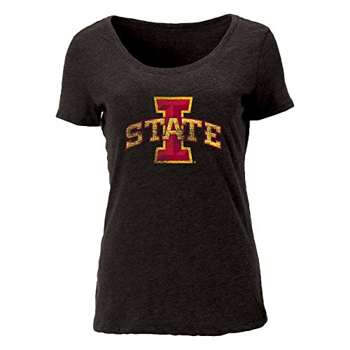 Ouray Sportswear NCAA Iowa State Cyclones W Tri Blend Scoop 2X Vintage Black Ouray Sportswear NCAA Iowa State Cyclones W Tri Blend Scoop 2X Vintage Black