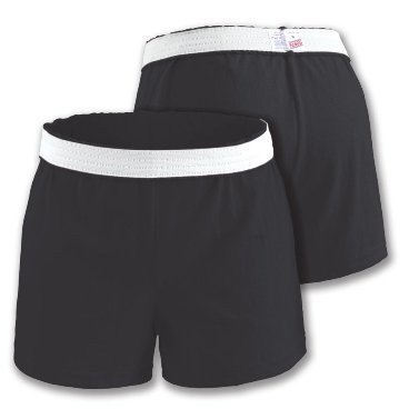 Soffe Girls Authentic Cheer Short Black X-Small 1-Pack