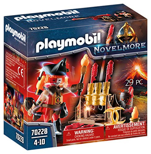 Playmobil 70228 Knights of Novelmore Burnham Raiders Fire Master with Rocket Launcher