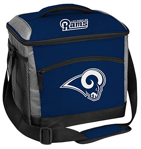 Rawlings NFL Soft-Sided Insulated Cooler Bag 24-Can Capacity Los Angeles Rams