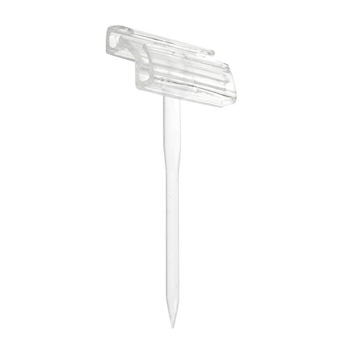 HUBERT Spear Style Price Tag Holder Clear Plastic - 34inchL x 2 14inchH HUBERT Spear Style Price Tag Holder Clear Plastic - 34inchL x 2 14inchH