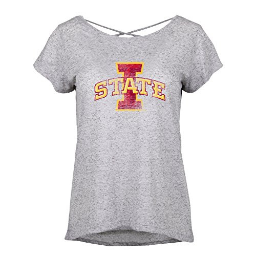 Ouray Sportswear NCAA Iowa State Cyclones W Sleeve Short Sleeve Tee Large Grey Heather Ouray Sportswear NCAA Iowa State Cyclones W Sleeve Short Sleeve Tee Large Grey Heather