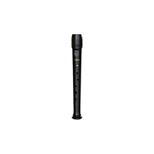 Woodi Garklein Recorder Piccolo WR-118BX Matte Black one-Piece Baroque Fingering 6.5 inche
