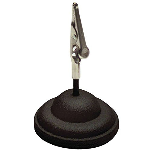 Clip Sign Holder Black Steel Fixed Height - 3inchH