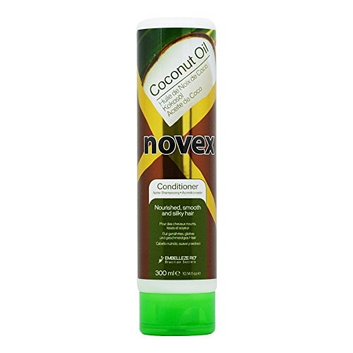 Embelleze Novex Coconut Oil Conditioner 10oz Is a Daily Smoothing Moisturizing  and  Frizz Fighting Conditioner Using Nourishing Vitamin E and Natural Olive Oil to add Shine and Protect All Hair Types