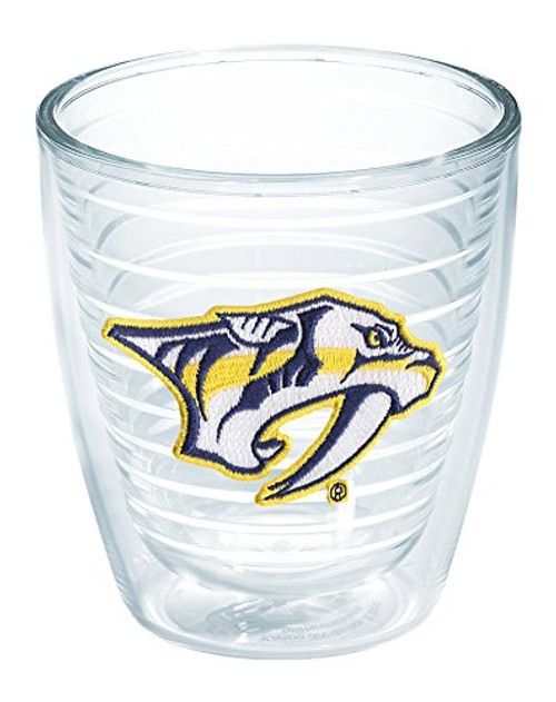 Tervis 1063862 NHL Nashville Predators Primary Logo Tumbler with Emblem 12oz, Clear Tervis 1063862 NHL Nashville Predators Primary Logo Tumbler with Emblem 12oz, Clear