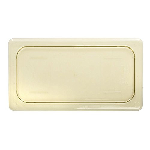 Cambro H-Pan 13 Size Amber Polysulfone Flat High Heat Food Pan Lid Cambro H-Pan 13 Size Amber Polysulfone Flat High Heat Food Pan Lid