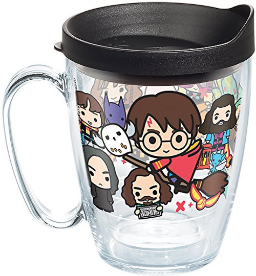 Tervis 1267948 Harry Potter - Group Charms Tumbler with Wrap and Black Lid 16oz Mug, Clear Tervis 1267948 Harry Potter - Group Charms Tumbler with Wrap and Black Lid 16oz Mug, Clear