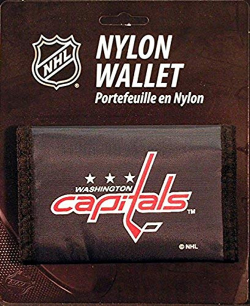 NHL Rico Industries Nylon Trifold Wallet Washington Capitals NHL Rico Industries Nylon Trifold Wallet Washington Capitals