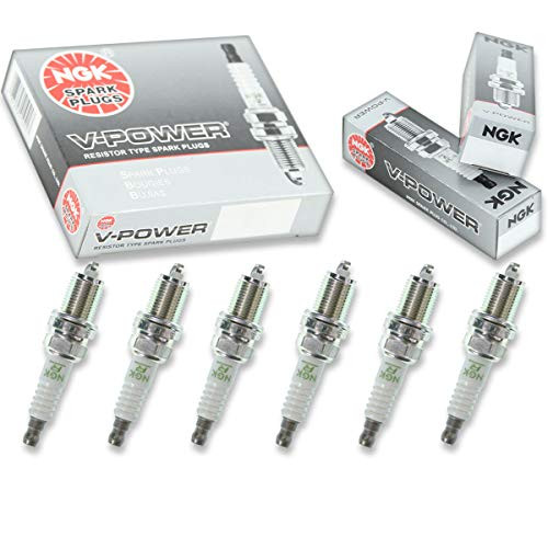 6 pcs NGK V-Power Spark Plugs for 1988-1995 Toyota Pickup 3.0L V6 - Engine Kit Set Tune Up