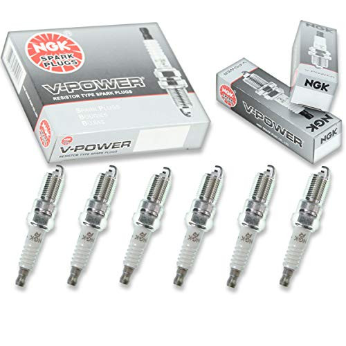 6 pcs NGK V-Power Spark Plugs for 1999-2006 Pontiac Montana 3.5L 3.4L V6 3.5L - Engine Kit Set Tune Up