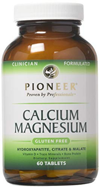 Pioneer Nutrition Calcium Magnesium Supplements Mineral 60 Count Pioneer Nutrition Calcium Magnesium Supplements Mineral 60 Count