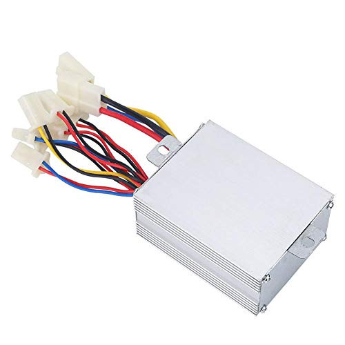 Alomejor Brushed Controller E-Bike Brushed Motor Controller for Electric Bike Bicycle Skateboard 24V 500W