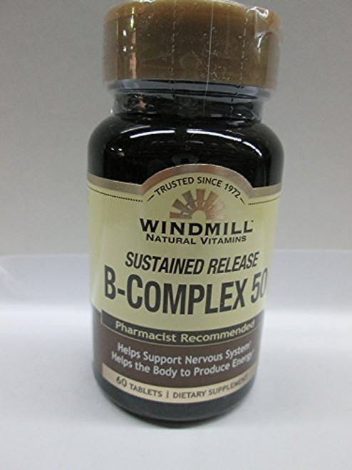 Windmill B-Complex Sustained Release Tabs 60S Windmill Windmill B-Complex Sustained Release Tabs 60S Windmill